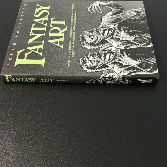 Vintage Book - Fantasy Art, Bruce Robertson, 1988, Hardback, Technique, Mythical - Picture 3 of 16